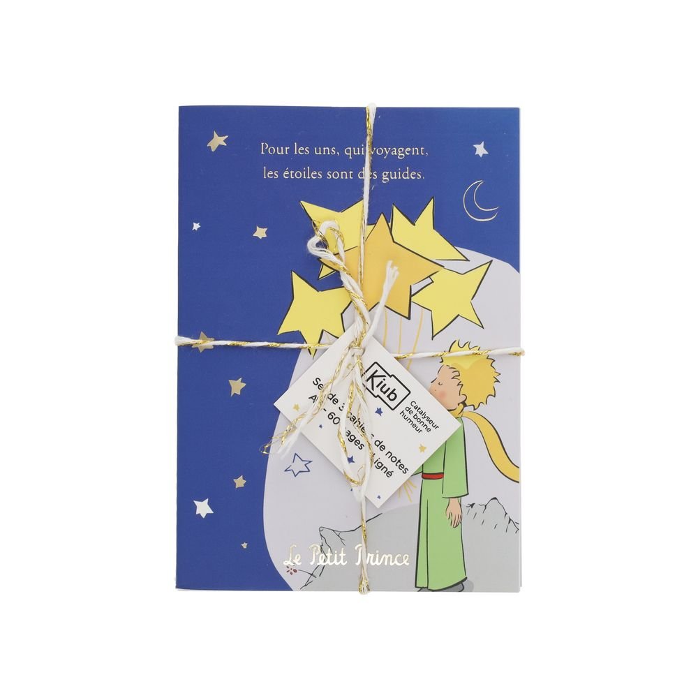 Set de 3 cuadernos El Principito azul KIUB PRINCIPITO Imagen principal del producto