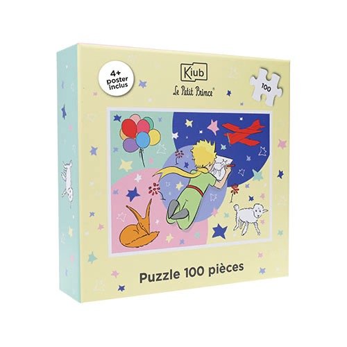 PUZZLE 100 PIEZAS INFANTIL + 4 POSTERS EL PRINCIPITO DIBUJA | KIUB PRINCIPITO | 1 UNIDAD | 3700572809397 Imagen principal del producto