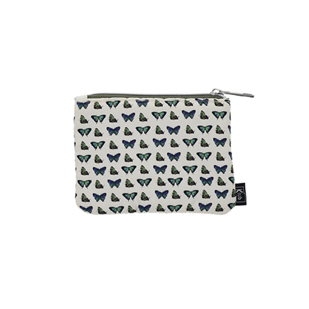 MONEDERO CON CREMALLERA MARIPOSAS AZULES PEQUEÑAS | KIUB | 1 UNIDAD | 3700572810690 Imagen principal del producto