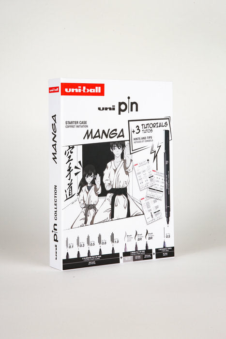 Kit Rotulador Uniball Calibrados Pin Starter Manga Marca Uni-Ball