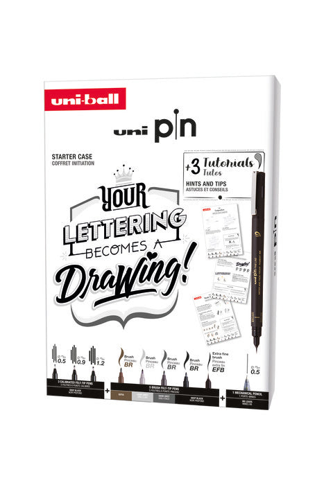 Kit Iniciacion Lettering Uniball | Uni-Ball | Pack 1 Unidades Imagen principal del producto