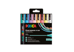 Rotulador Uni Posca Pc-5M 8 Colores Pastel | Posca | Pack 1 Unidades