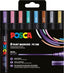 Rotuladores metálicos Posca PC5M Uni-ball para cartelería