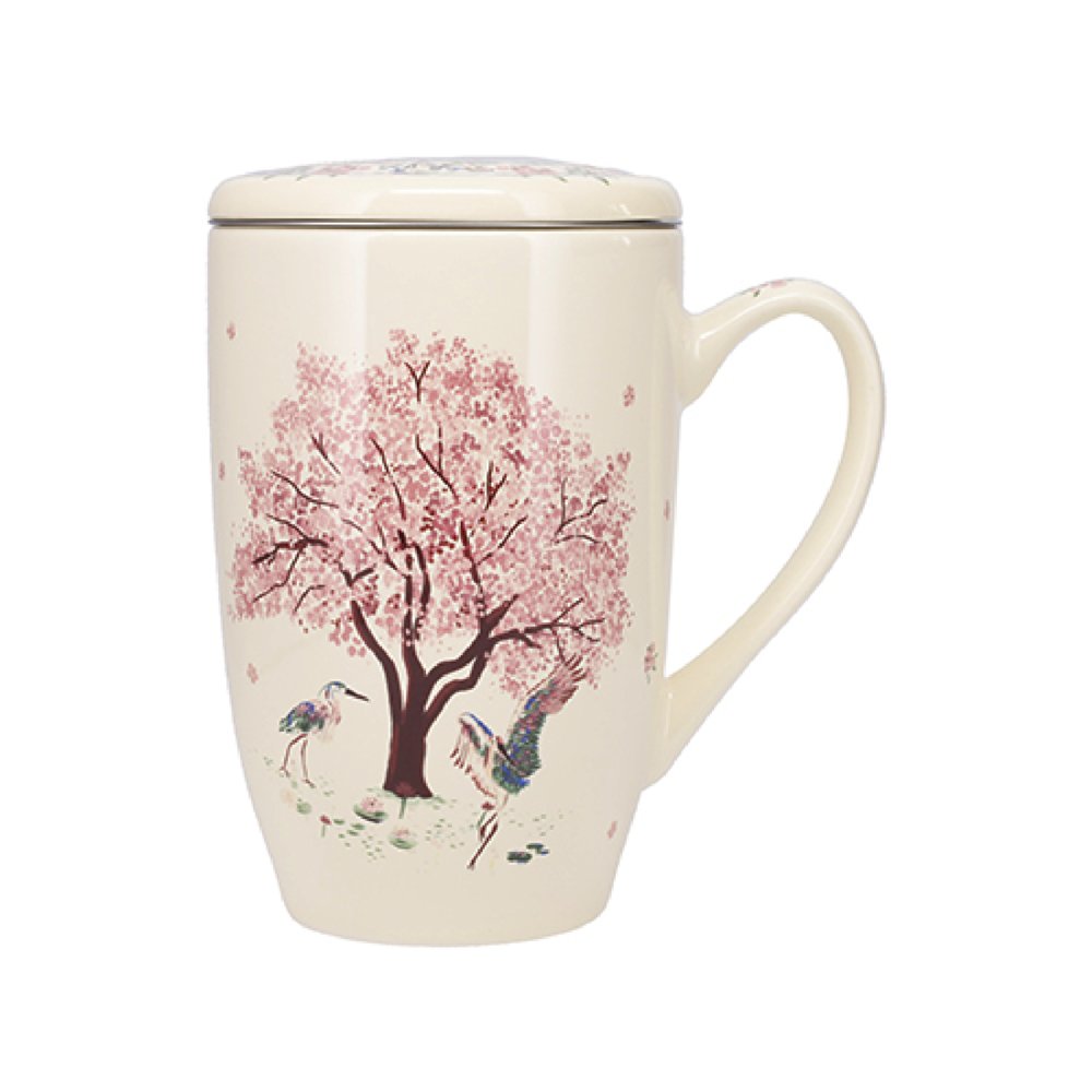 TAZA DE TE CON TAPA 445ML + CAJA FLORES DE FUJI | KIUB | 1 UNIDAD | 3701763900565 Imagen principal del producto