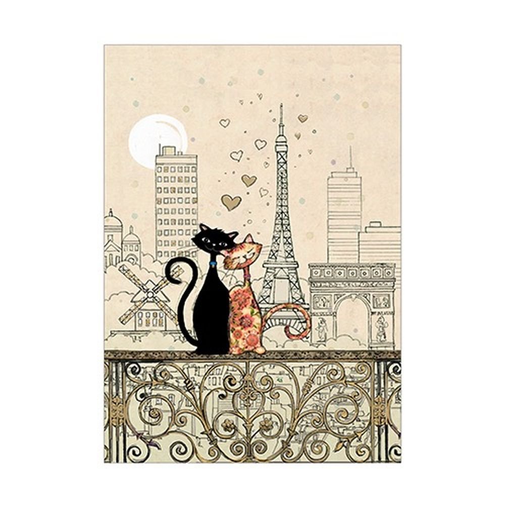Cuaderno de Tapa Blanda A5 48 páginas Gato Paris KIUB Imagen principal del producto