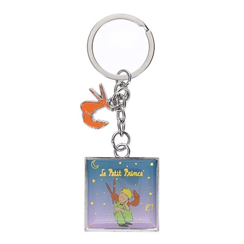 Llavero con Charm El Principito con Zorro Sentado Marca Kiub Principito