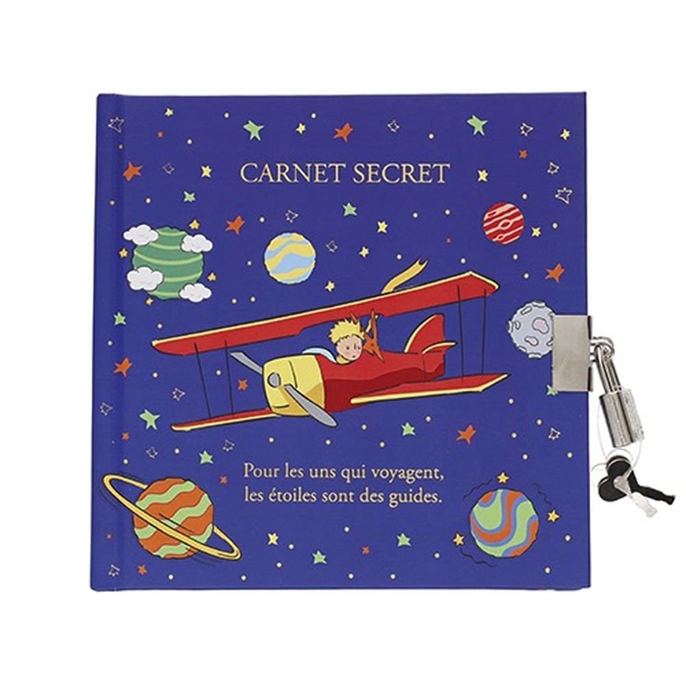 Diario con Candado El Pequeño Principito Planetas KIUB
