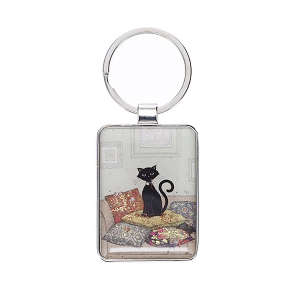 Llavero Rectangular Gato y Cojines KIUB Imagen principal del producto