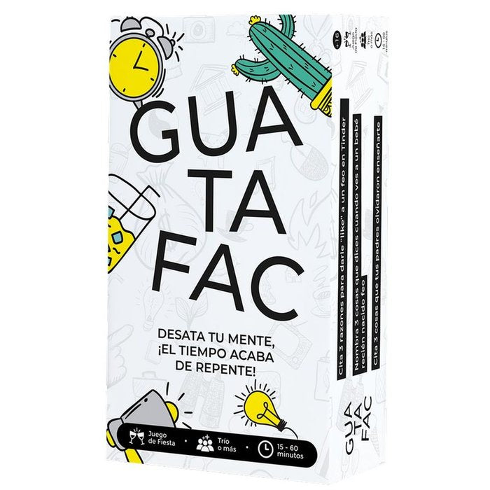JUEGO DE MESA GUATAFAC | ASMODEE JUEGOS | 1 UNIDAD | 3770011991020 Imagen principal del producto