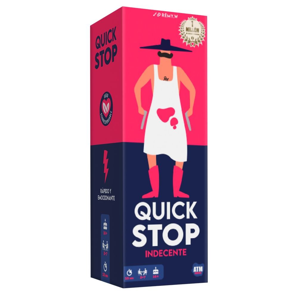 Juego de Mesa Quick Stop Indecente Asmodee Juegos