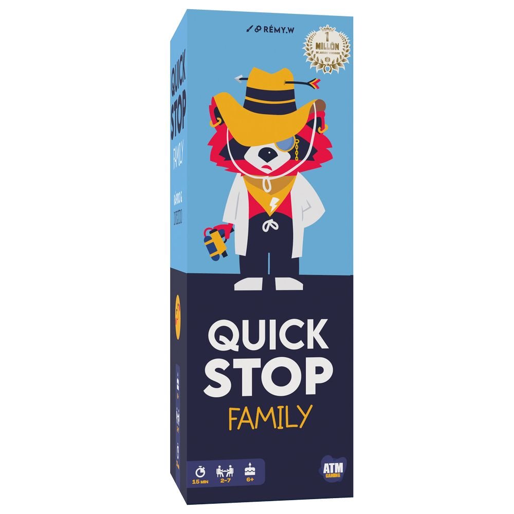 JUEGO DE MESA QUICK STOP FAMILY | ASMODEE JUEGOS | 1 UNIDAD | 3770011991976 Imagen principal del producto