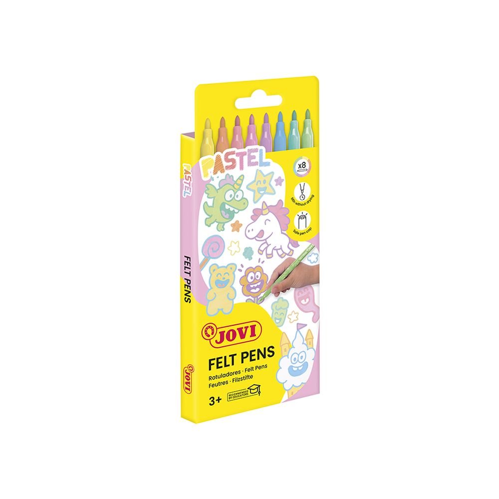 Rotulador Jovi 8 Colores Pastel marca JOVI Imagen principal del producto