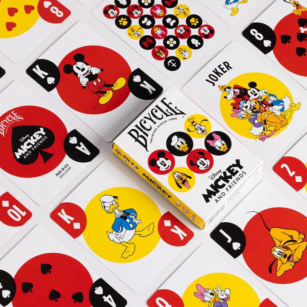 BARAJA POKER MICKEY AND FRIENDS | BICYCLE | 1 UNIDAD | 3842070700643 Imagen principal del producto
