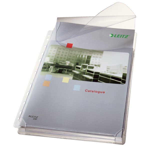 Pack 5 Fundas Fuelle C/solapa A4 PVC Liso Multitaladro Esselte Imagen principal del producto