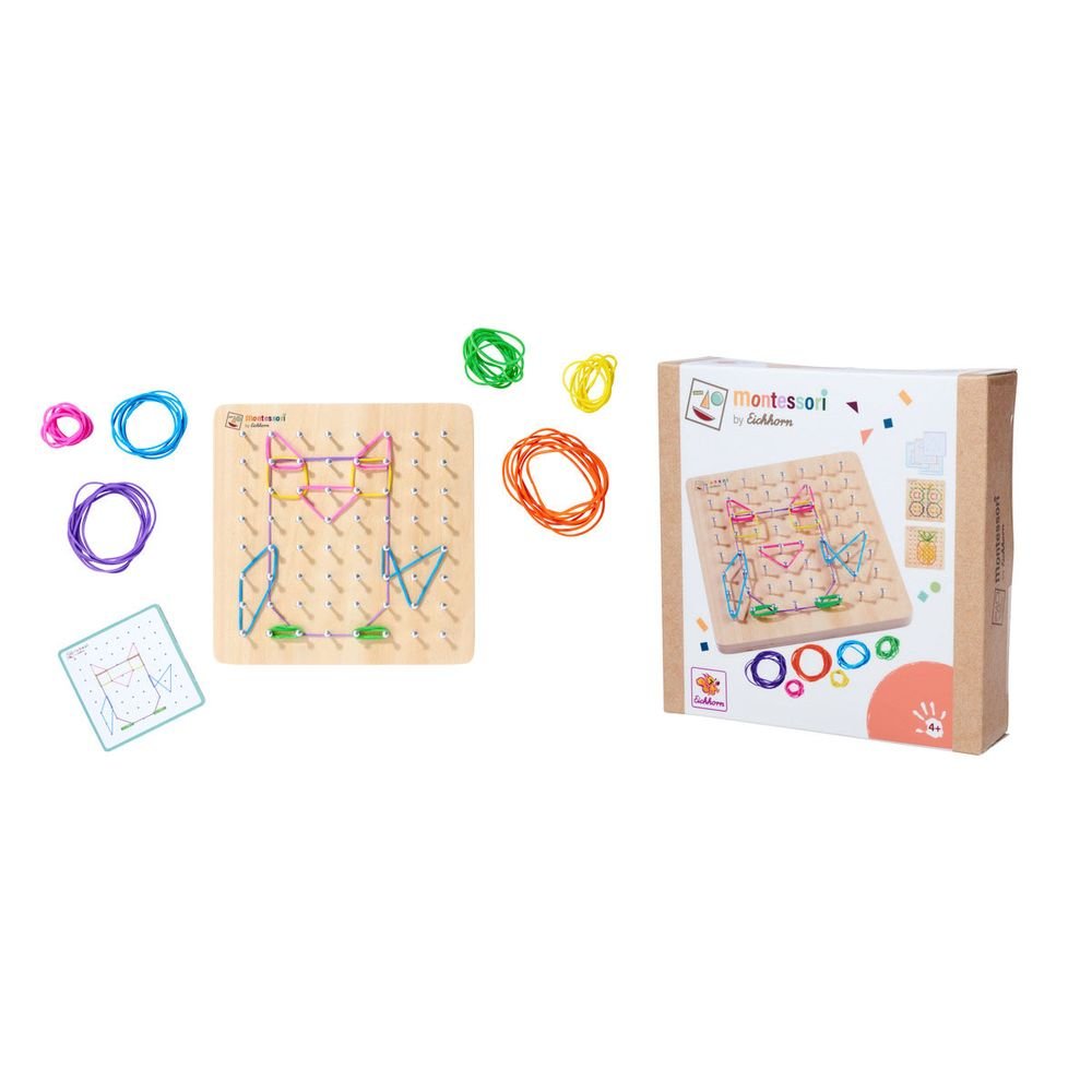 Tablero de Madera Formas Geometricas Montessori Simba Toys