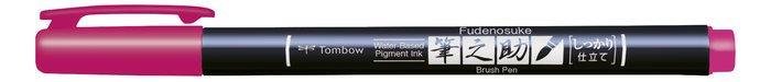 Rotulador Tombow Fudenosuke Base Agua Punta Elástica Dura Rosa Imagen principal del producto