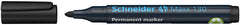 Rotulador Permanente Maxx 130 Punta Redonda Negro | Schneider | Pack 10 Unidades