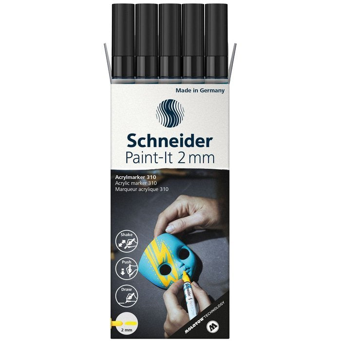 Rotulador Schneider Paint-it 310 2 mm negro Imagen principal del producto
