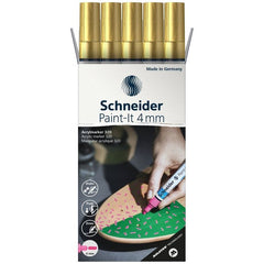 Rotulador Schneider Paint-It 320 4Mm Oro | Schneider | Pack 5 Unidades
