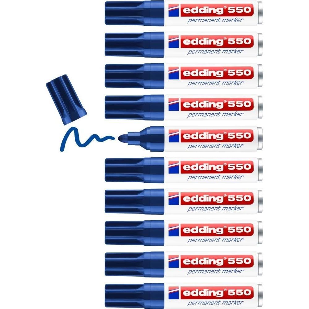 Rotulador Edding 550 Azul | Edding | Pack 10 Unidades Imagen principal del producto