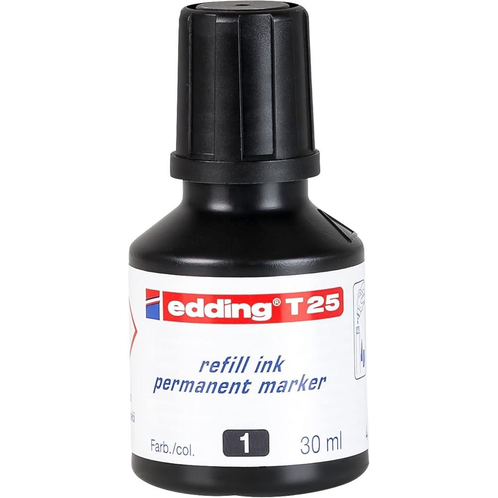 Tinta Edding Negra T-25