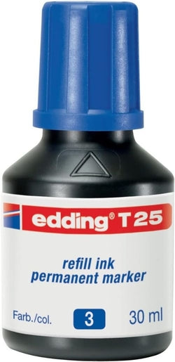 Tinta Azul Edding T-25 para sellos y tampones