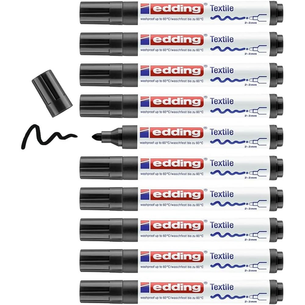 Rotulador Edding 4500 Tela Negro | Edding | Pack 10 Unidades Imagen principal del producto