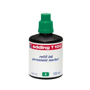 Bote de tinta rotulador edding t-100 100ml verde Imagen principal del producto