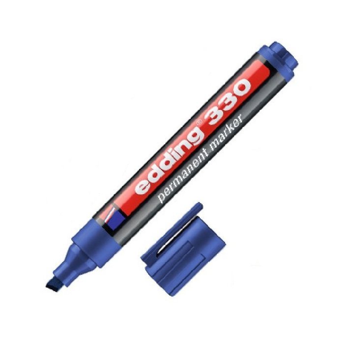 Rotulador Edding 330 Azul | Edding | Pack 10 Unidades