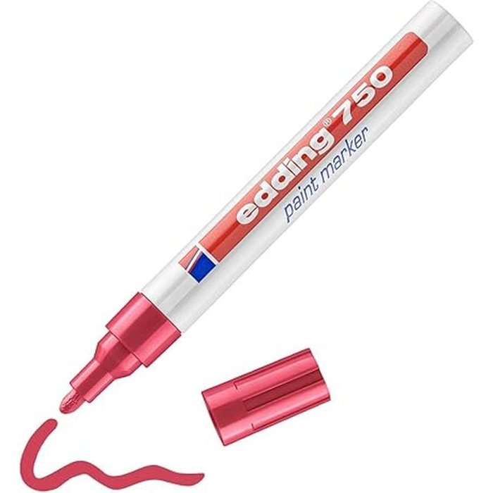 Rotulador Edding 750 Rojo | Edding | Pack 10 Unidades Imagen principal del producto