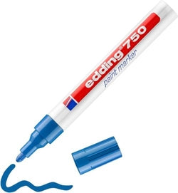 Rotulador permanente Azul Edding 750 Pack 10