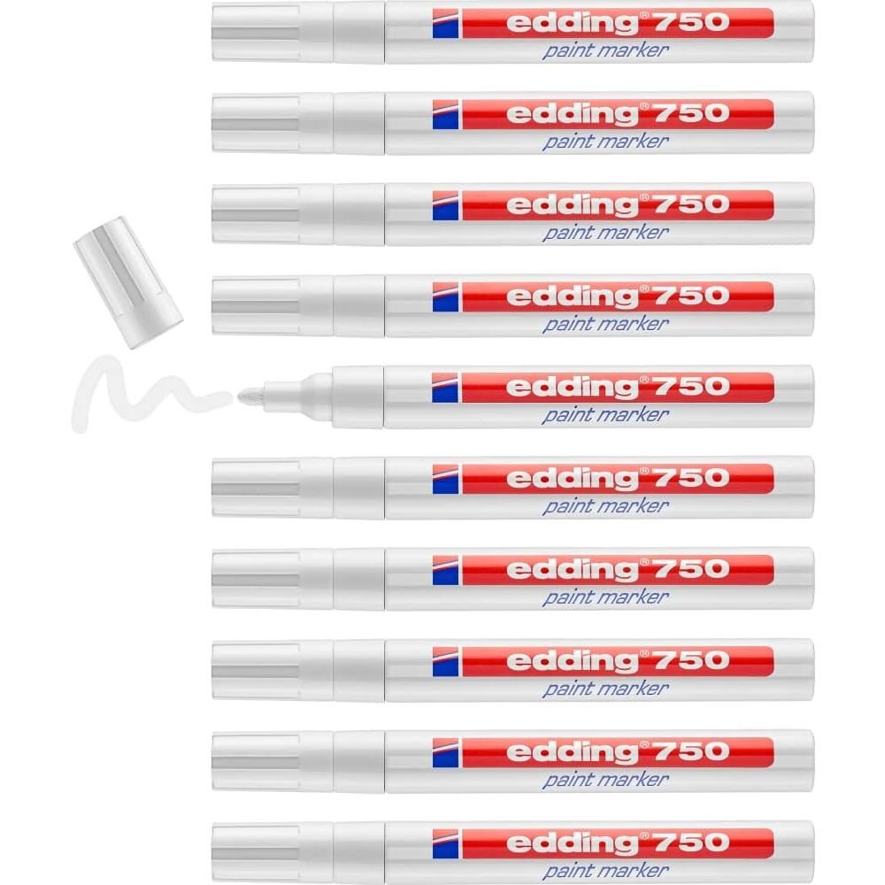 Rotulador Edding 750 Blanco | Edding | Pack 10 Unidades