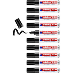 Rotulador Edding 500 Negro | Edding | Pack 10 Unidades