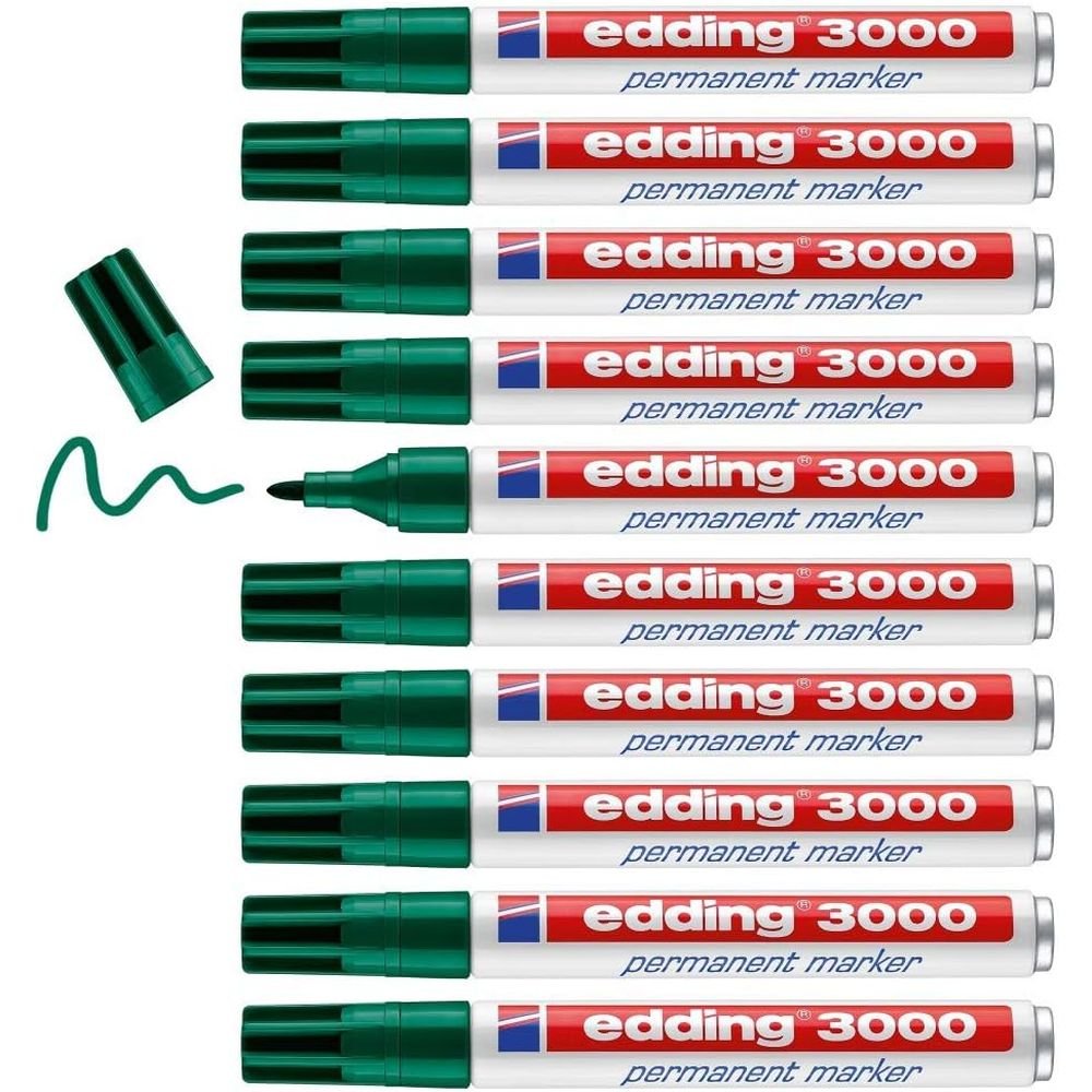 Rotulador Edding 3000 Verde | Edding | Pack 10 Unidades Imagen principal del producto