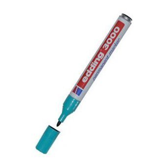 Rotulador Edding 3000 Azul Turquesa | Edding | Pack 10 Unidades Imagen principal del producto