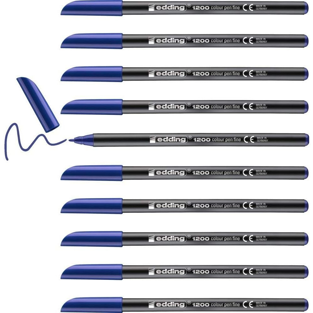 Rotulador Edding 1200 Azul | Edding | Pack 10 Unidades Imagen principal del producto