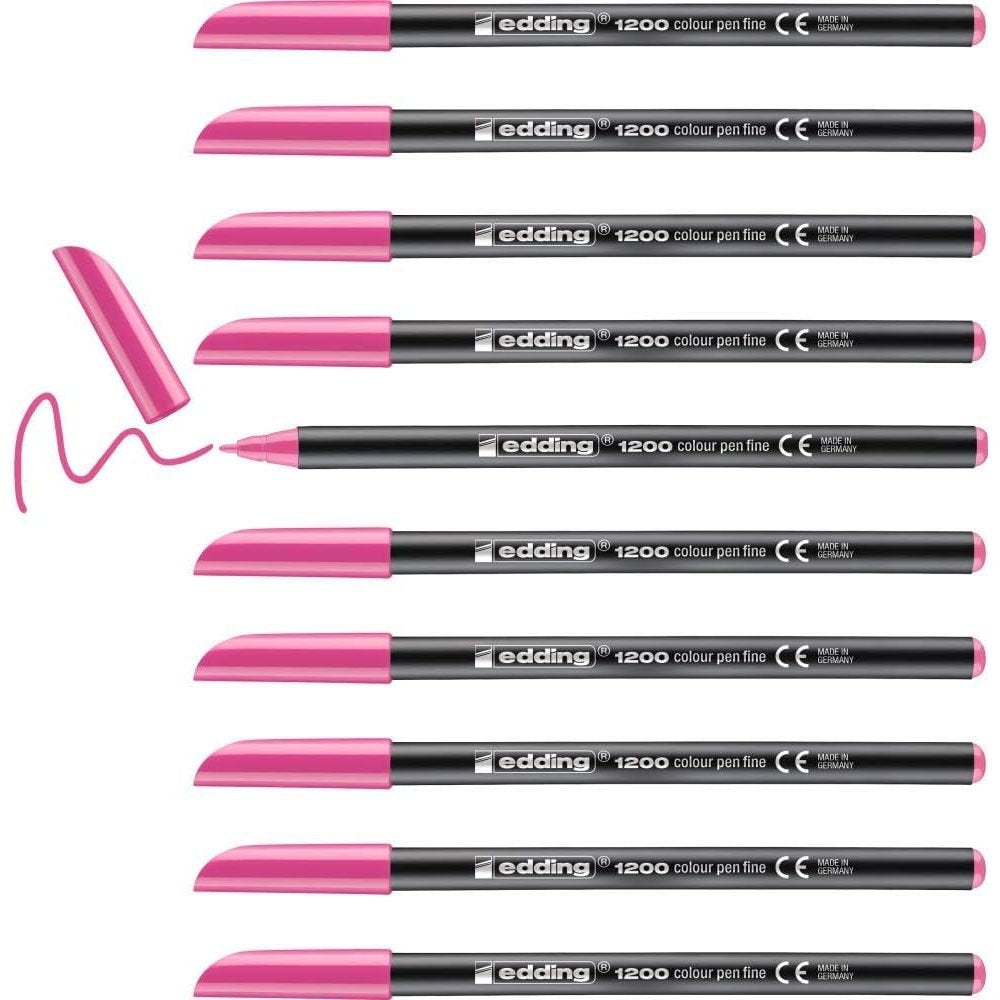 Rotulador Edding 1200 Rosa | Edding | Pack 10 Unidades Imagen principal del producto