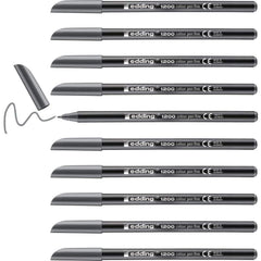 Rotulador Edding 1200 Gris | Edding | Pack 10 Unidades
