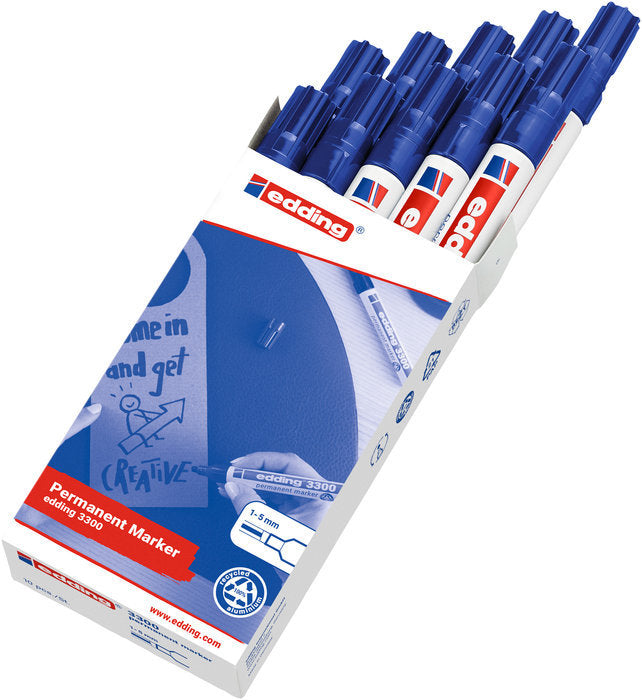 Rotulador Edding 3300 Azul | Edding | Pack 10 Unidades Imagen principal del producto