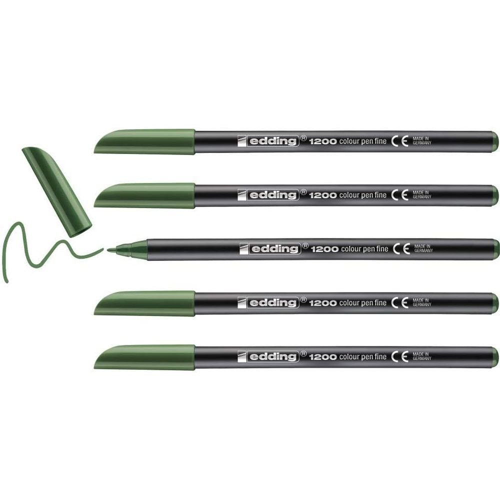 Rotulador Edding 1200 Verde Oliva | Edding | Pack 5 Unidades Imagen principal del producto