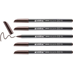 Rotulador Edding 1200 Marron | Edding | Pack 5 Unidades