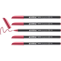 Rotulador Edding 1200 Carmin | Edding | Pack 5 Unidades