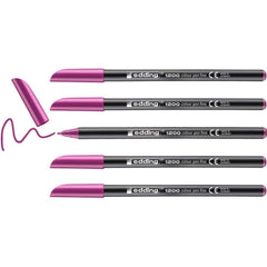 Rotulador Edding 1200 Magenta | Edding | Pack 5 Unidades