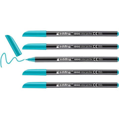 Rotulador Edding 1200 Azul Turquesa | Edding | Pack 5 Unidades