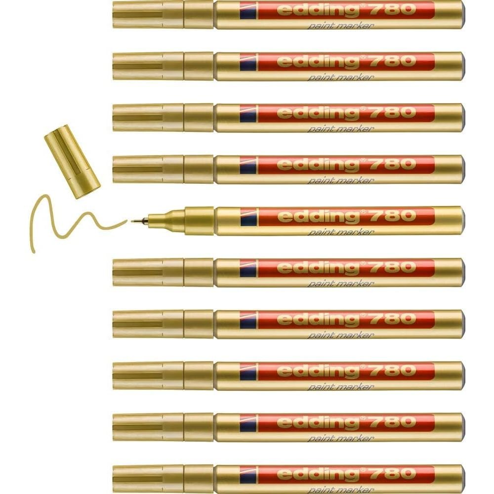 Rotulador Edding 780/53 Oro | Edding | Pack 10 Unidades