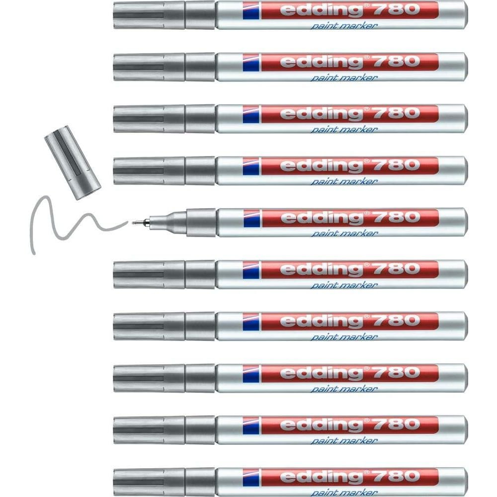 Rotulador Edding 780/54 Plata | Edding | Pack 10 Unidades