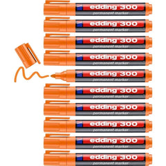 Rotulador Edding 300 Naranja | Edding | Pack 10 Unidades