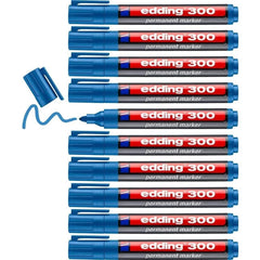 Rotulador Edding 300 Azul Claro | Edding | Pack 10 Unidades