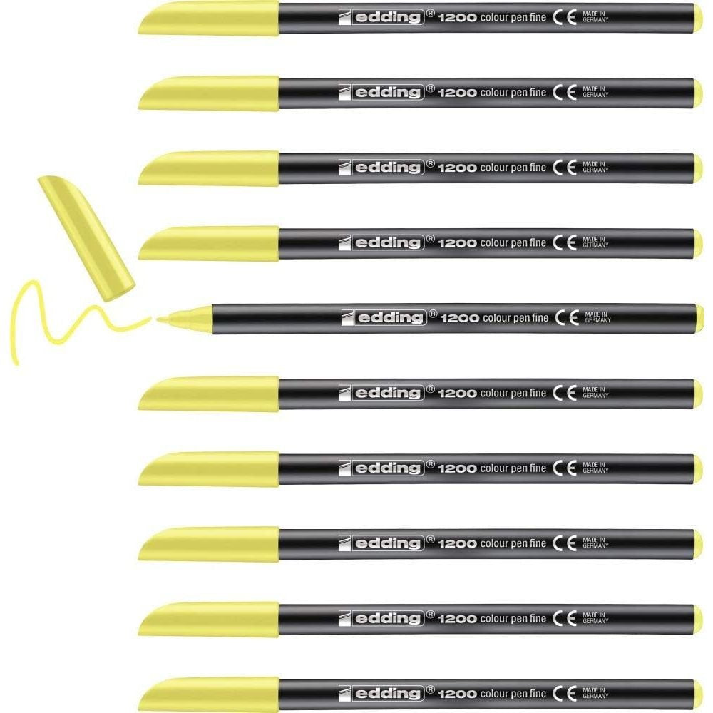 Rotulador Edding 1200 Amarillo Neon | Edding | Pack 10 Unidades