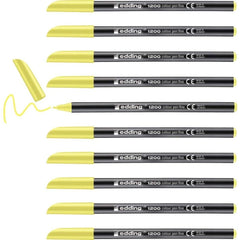 Rotulador Edding 1200 Amarillo Neon | Edding | Pack 10 Unidades